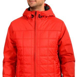 Scuderia Ferrari Men's Red Hooded Winter Parka Jacket